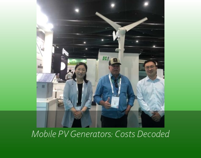 Mobile PV Generators: Costs Decoded